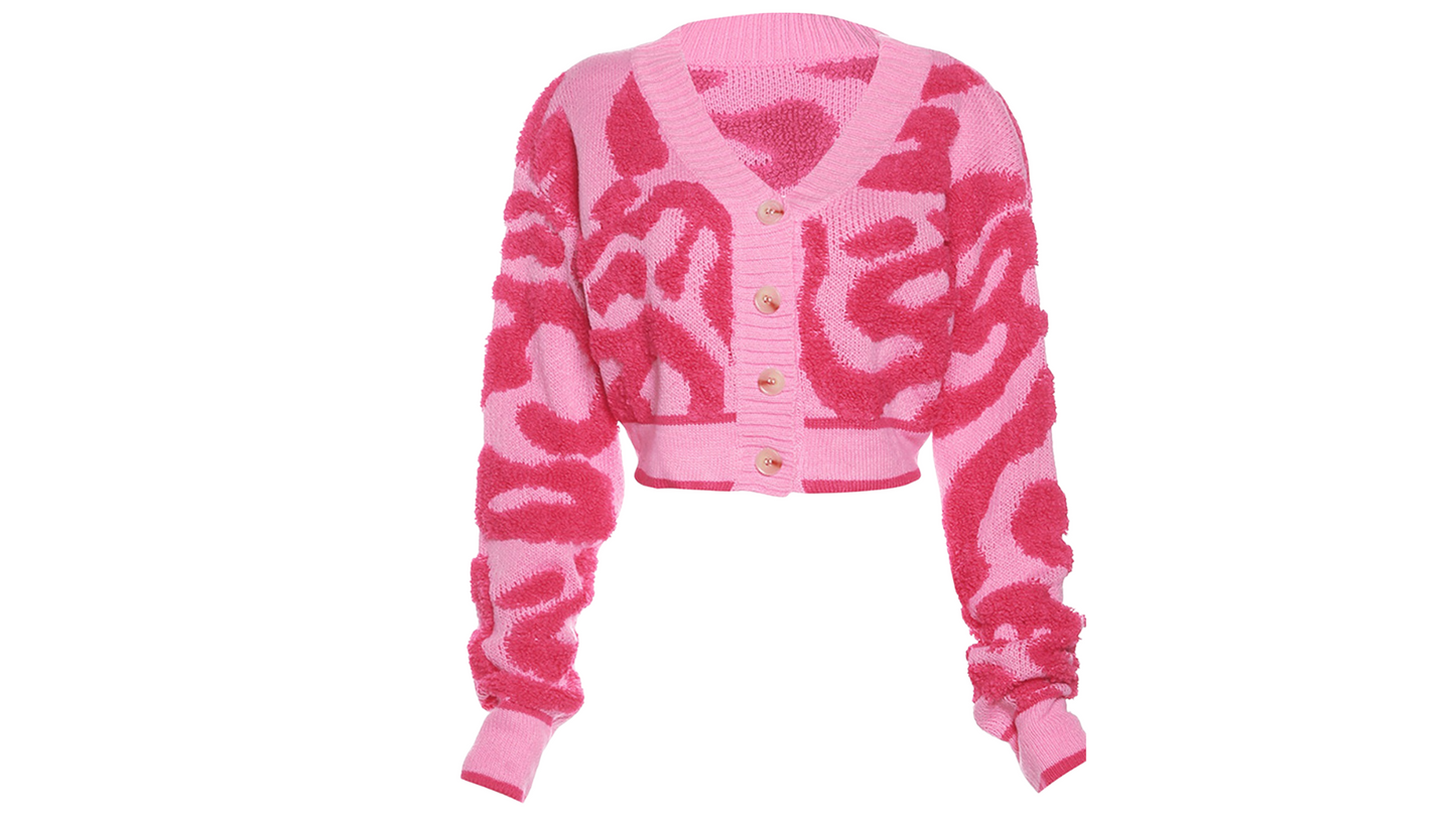 "Shawnee" - Pink Front Button Cardigan Sweater Sold Out