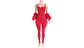 "Pre-Order" Red Two-Piece Jumpsuit & Jacket Set