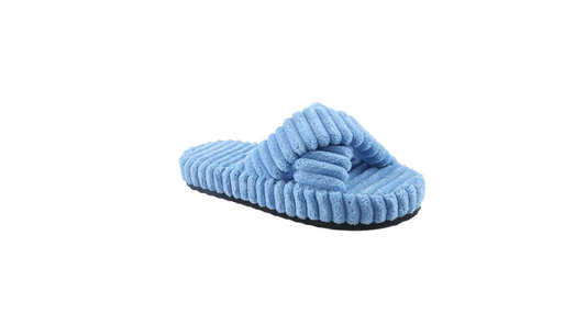 "Sky Payton" - Blue Slippers